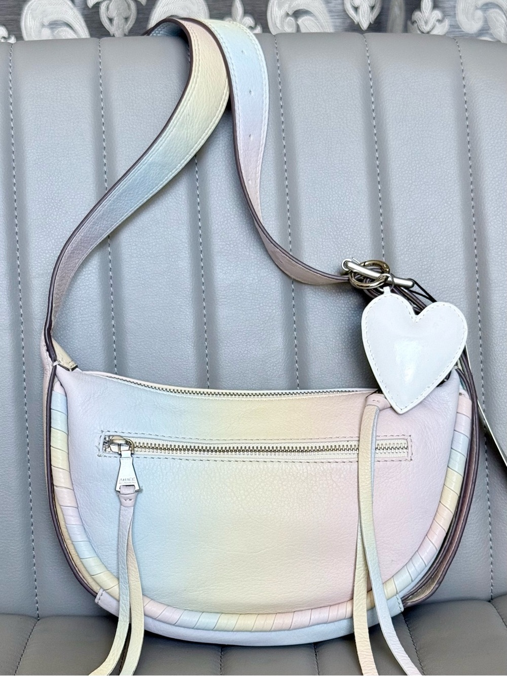 Aimee Kestenberg Pastel Ombre Cloud Nine Crescent Shoulder Crossbody